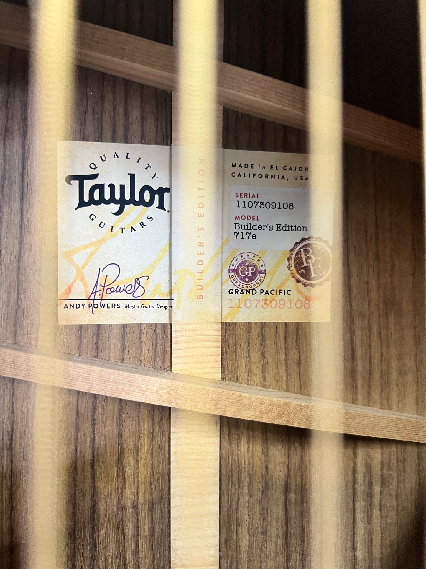 2021 Taylor 717e Builders Edition