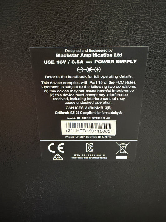 Blackstar ID:CORE Stereo 40 V2 Guitar Amp