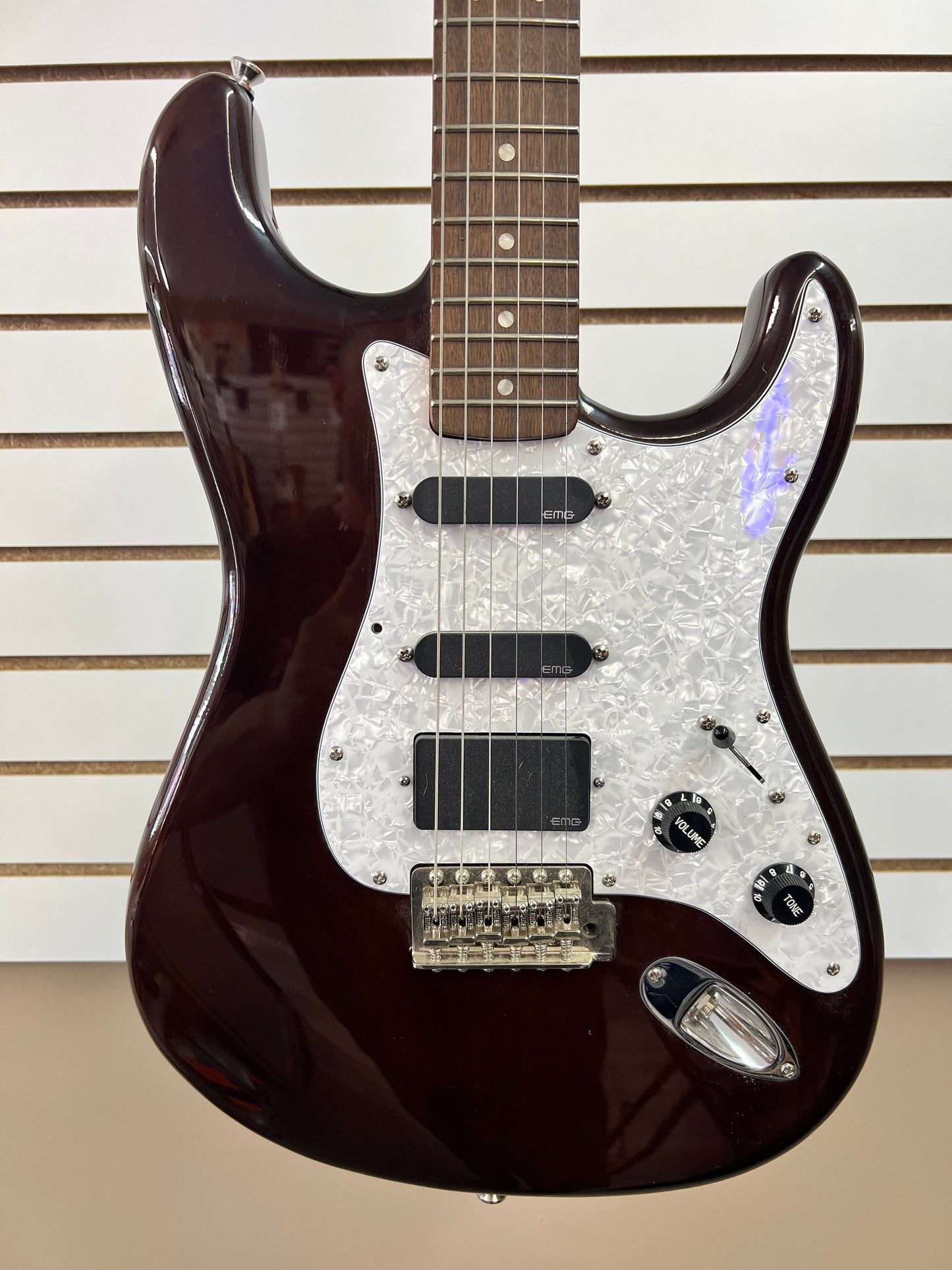 Squier Classic Vibes 70's Stratocaster with EMG KH20 Kirk Hammett Prewired Pickguard