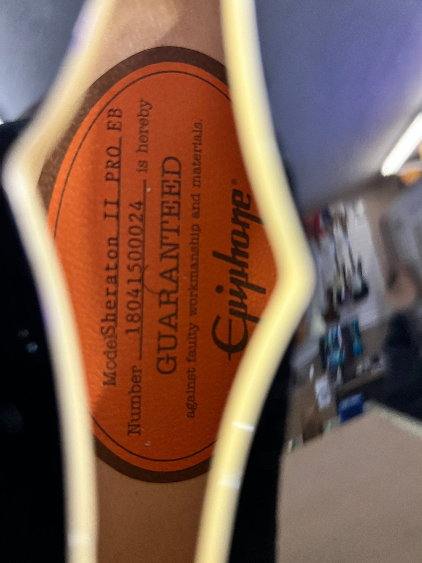 2018 Epiphone Sheraton II Pro