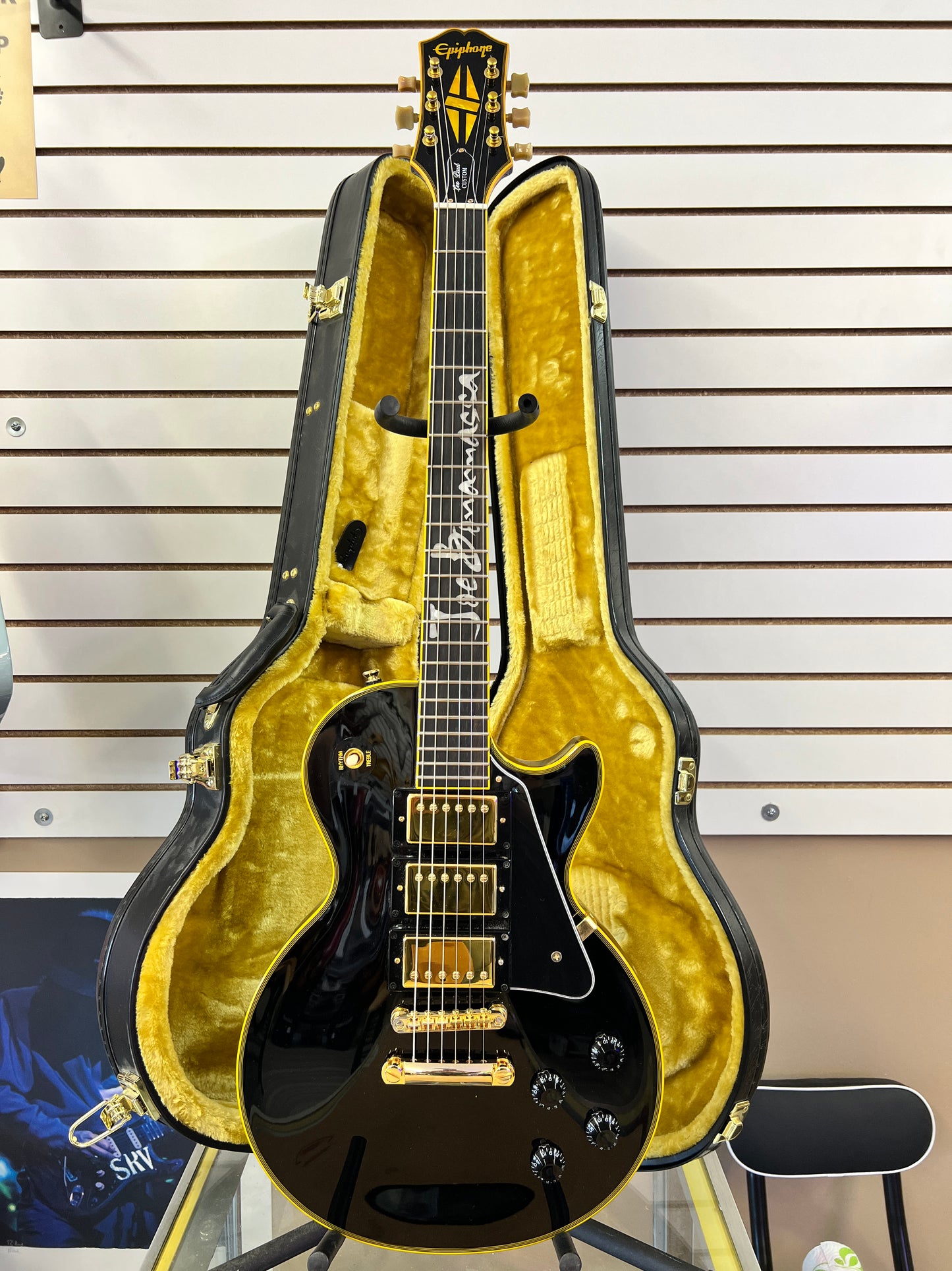 2020 Epiphone Joe Bonamassa Black Beauty Les Paul Custom Inlay "Ego"