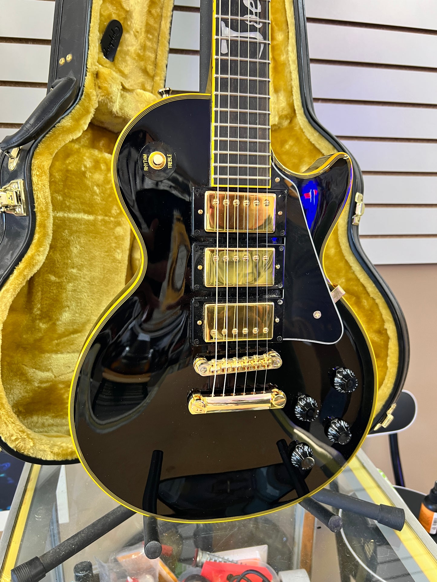 2020 Epiphone Joe Bonamassa Black Beauty Les Paul Custom Inlay "Ego"