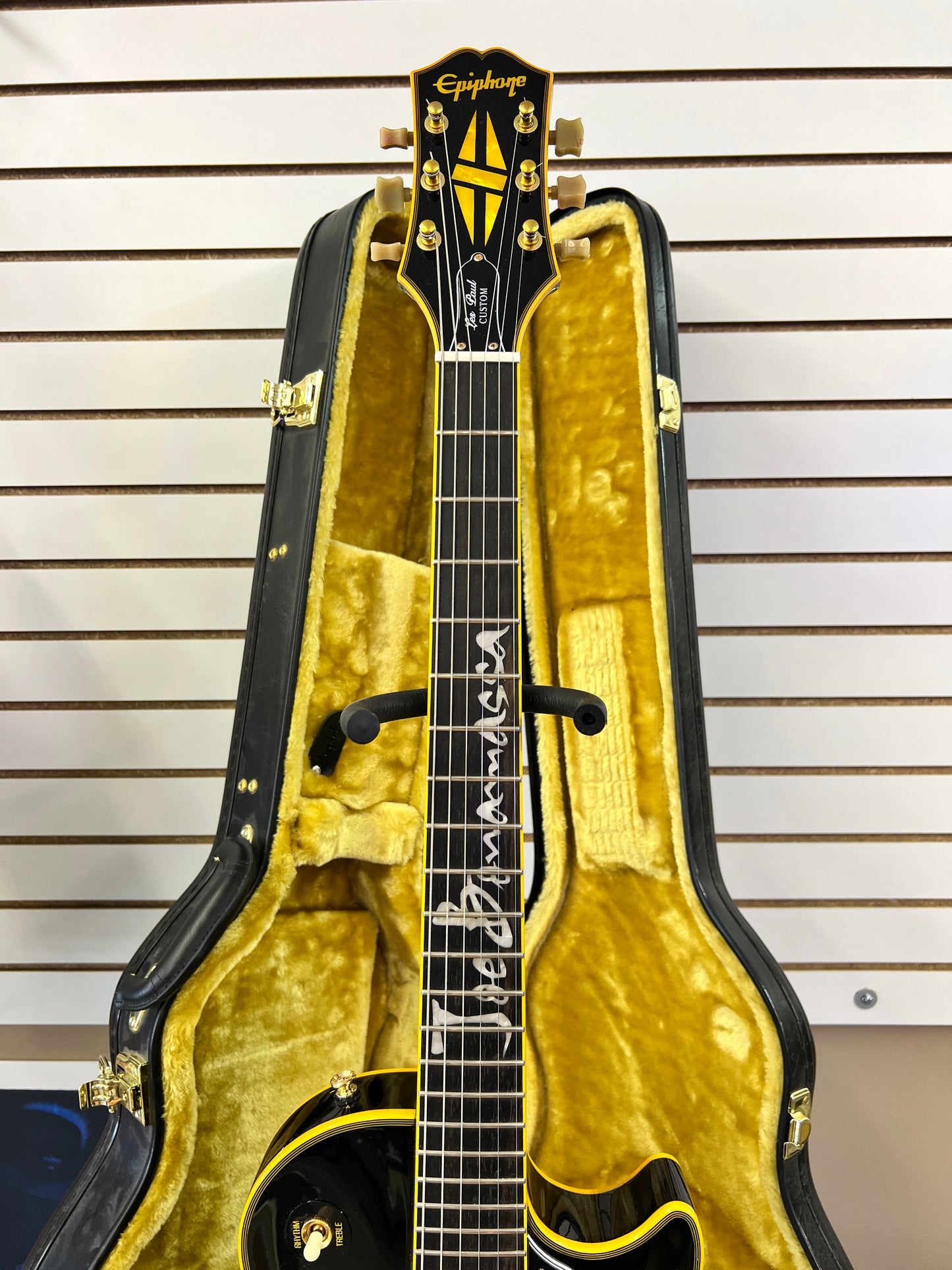 2020 Epiphone Joe Bonamassa Black Beauty Les Paul Custom Inlay "Ego"