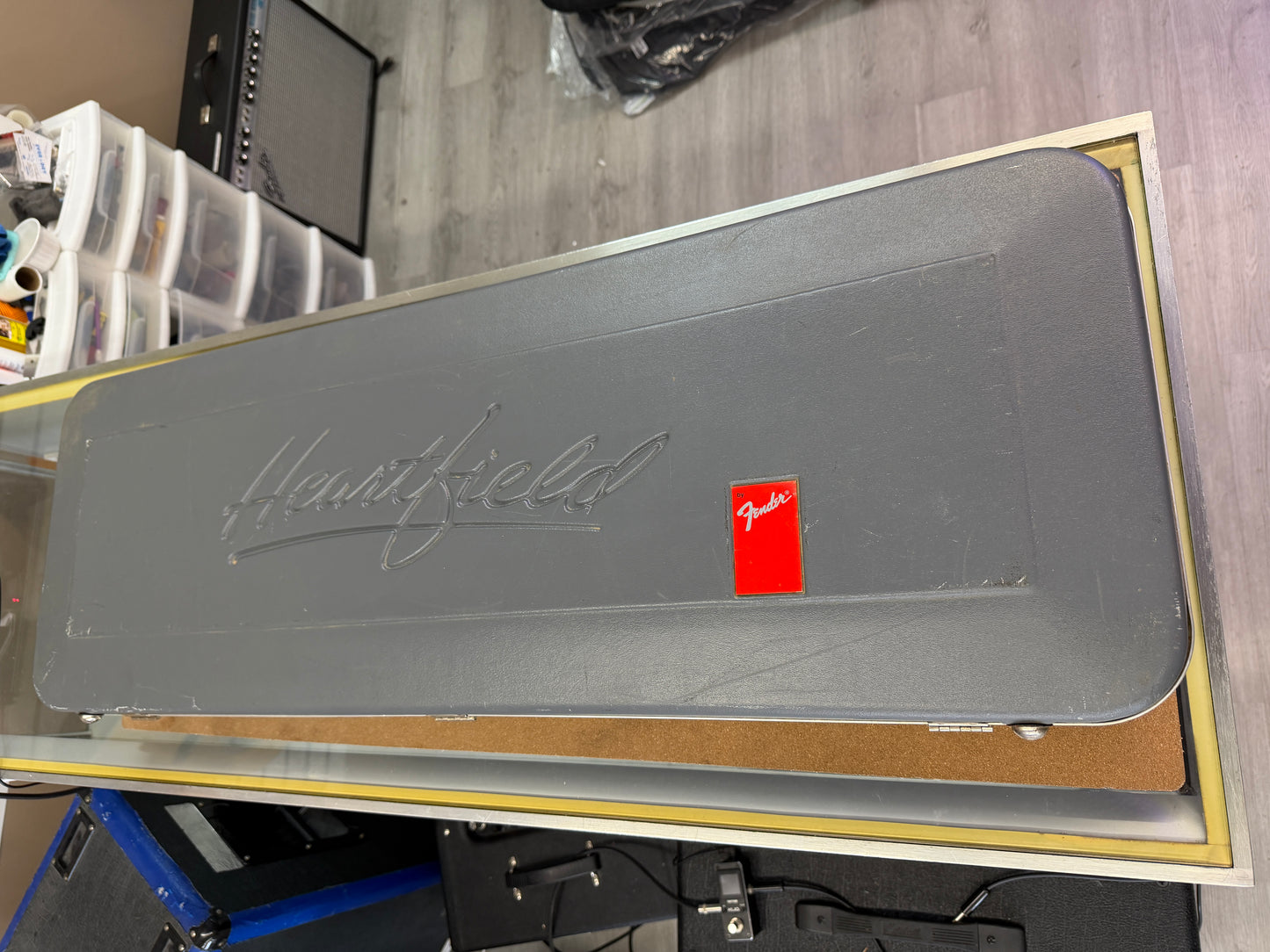 Heartfield by Fender Hard shell case.
