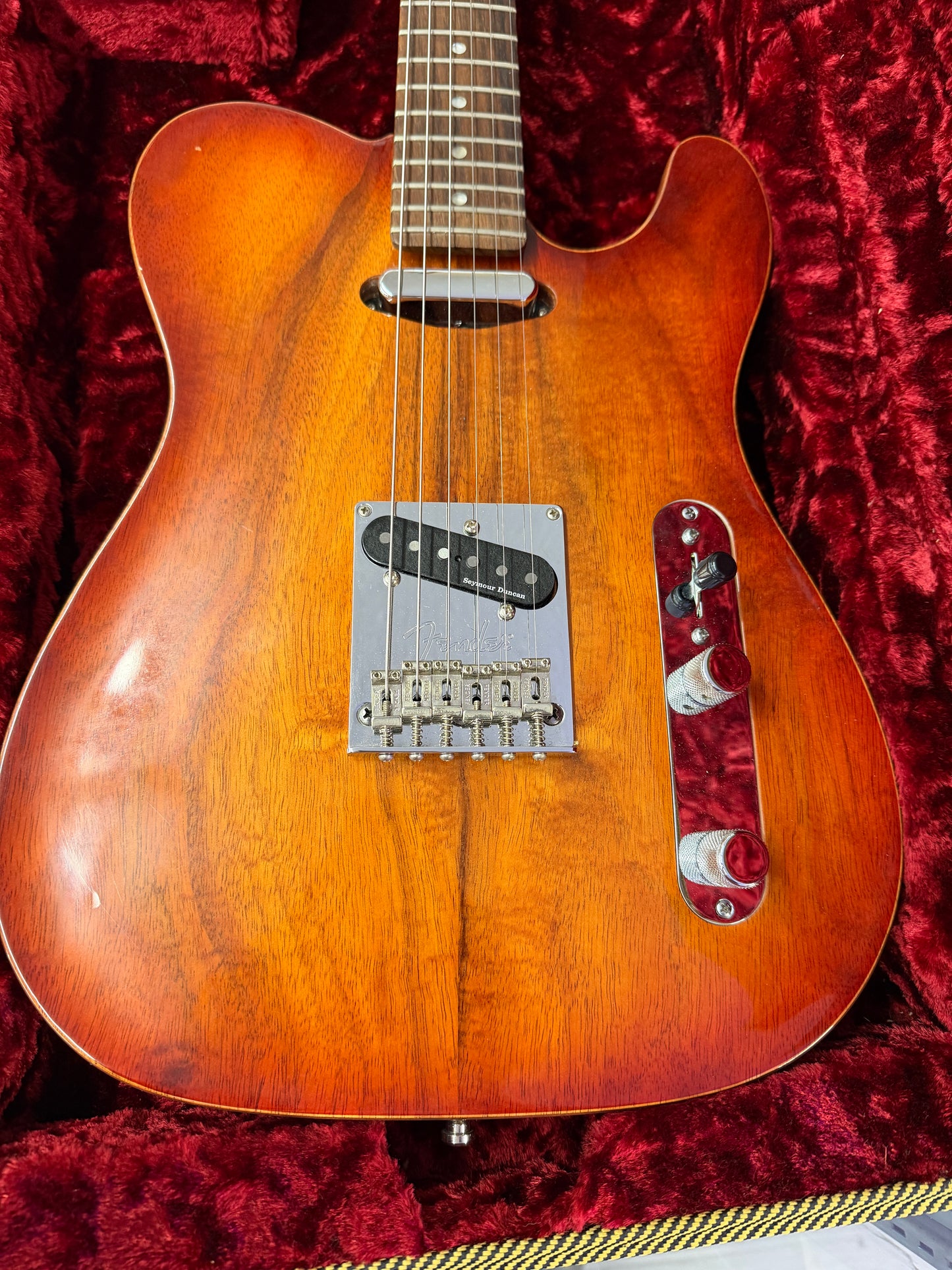 2012 Fender American Select Carved Top Koa Telecaster