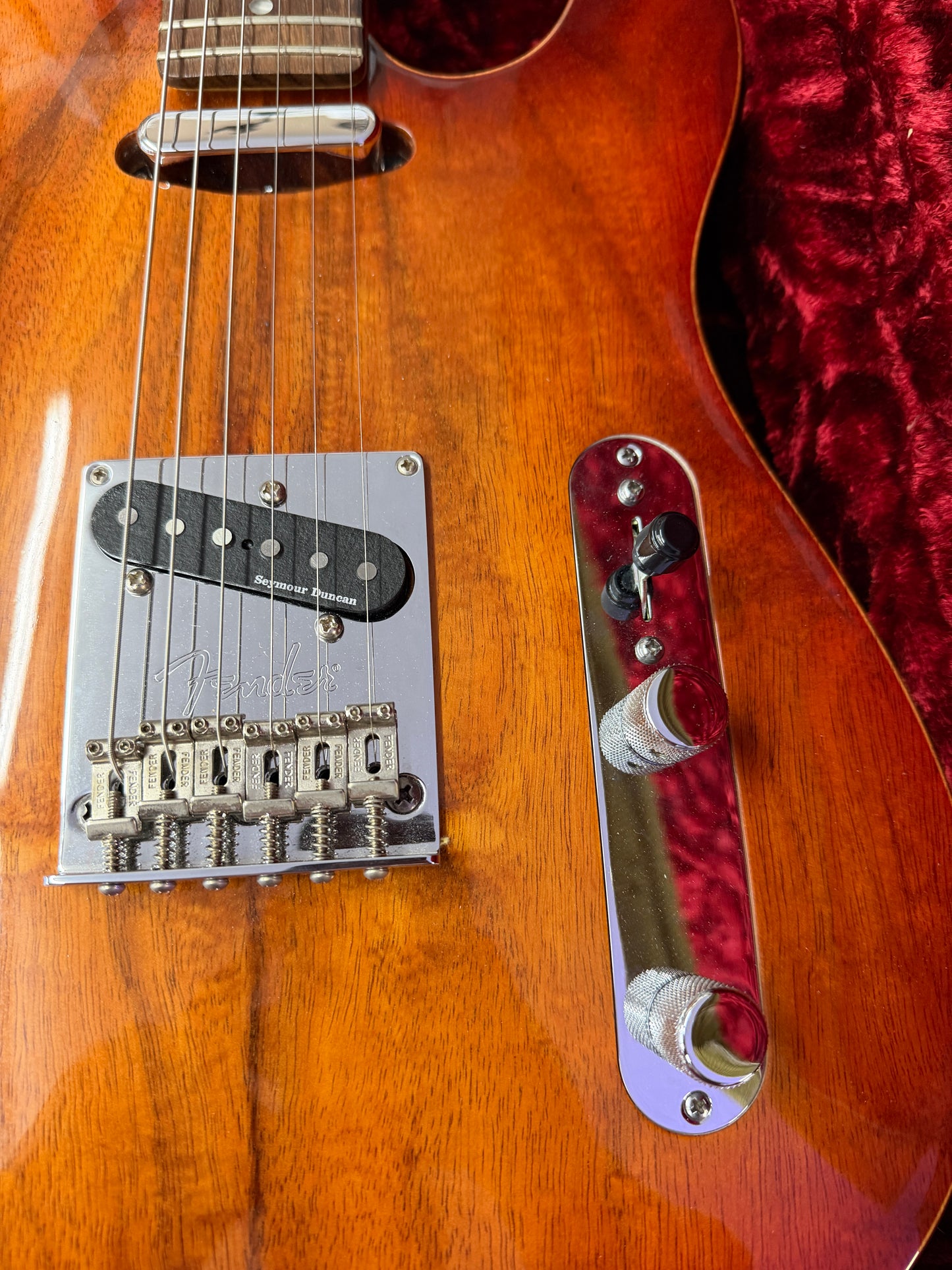 2012 Fender American Select Carved Top Koa Telecaster