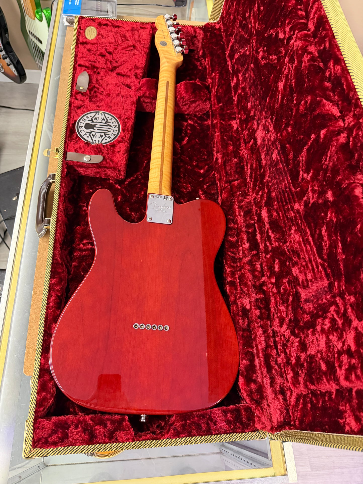 2012 Fender American Select Carved Top Koa Telecaster