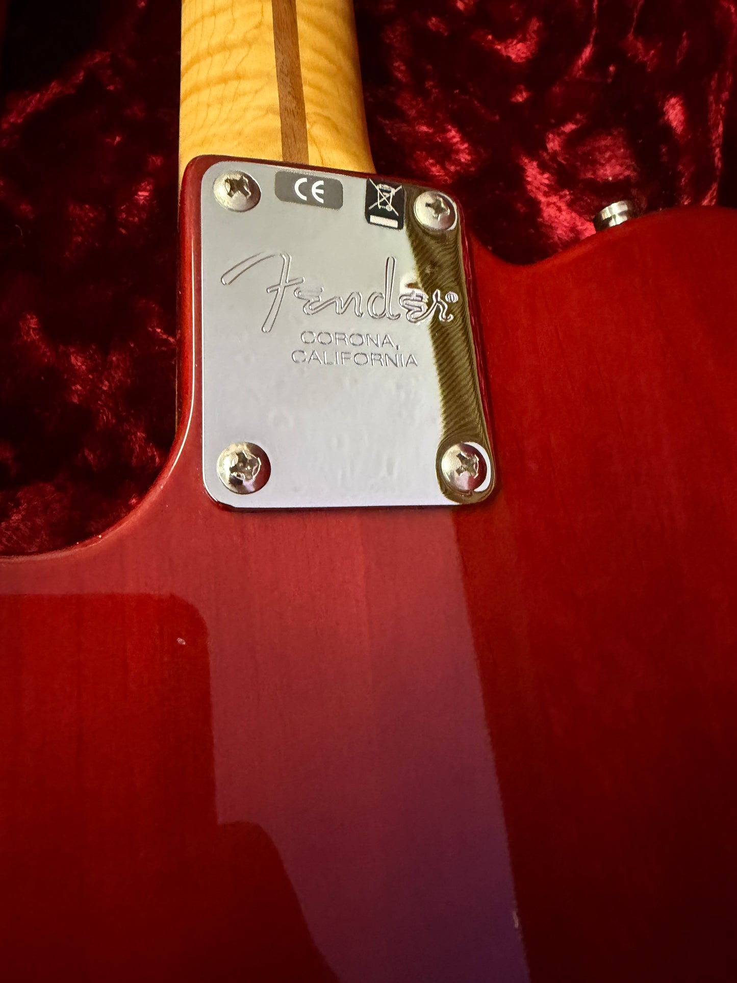 2012 Fender American Select Carved Top Koa Telecaster