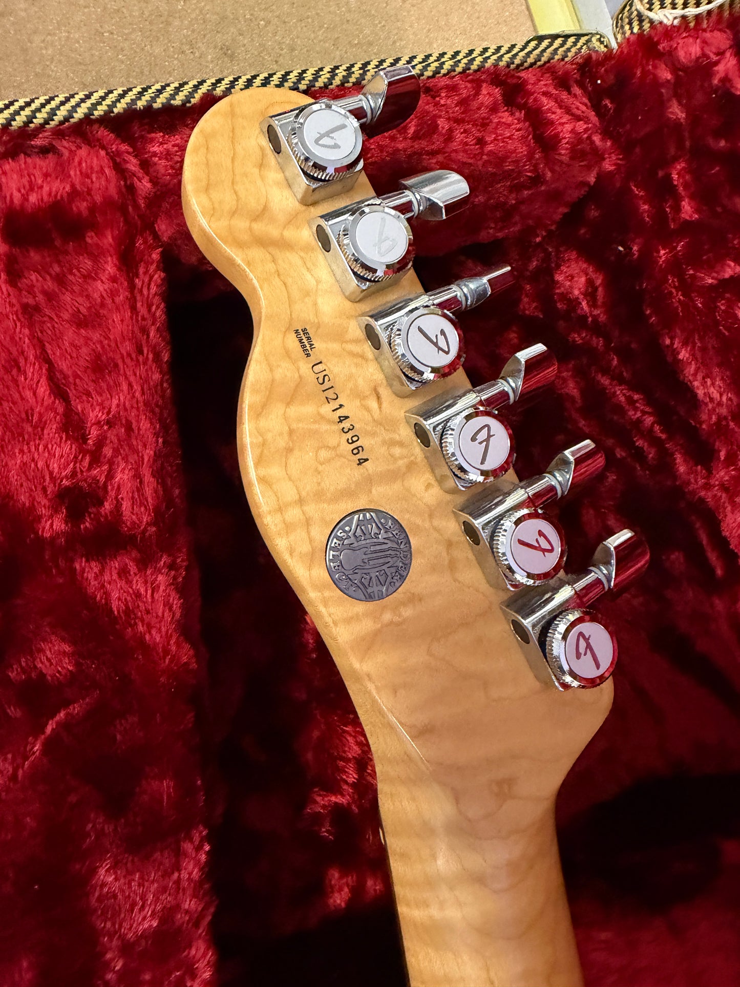 2012 Fender American Select Carved Top Koa Telecaster