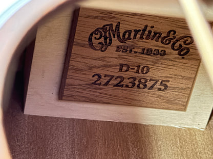 2022 Martin D10e Acoustic