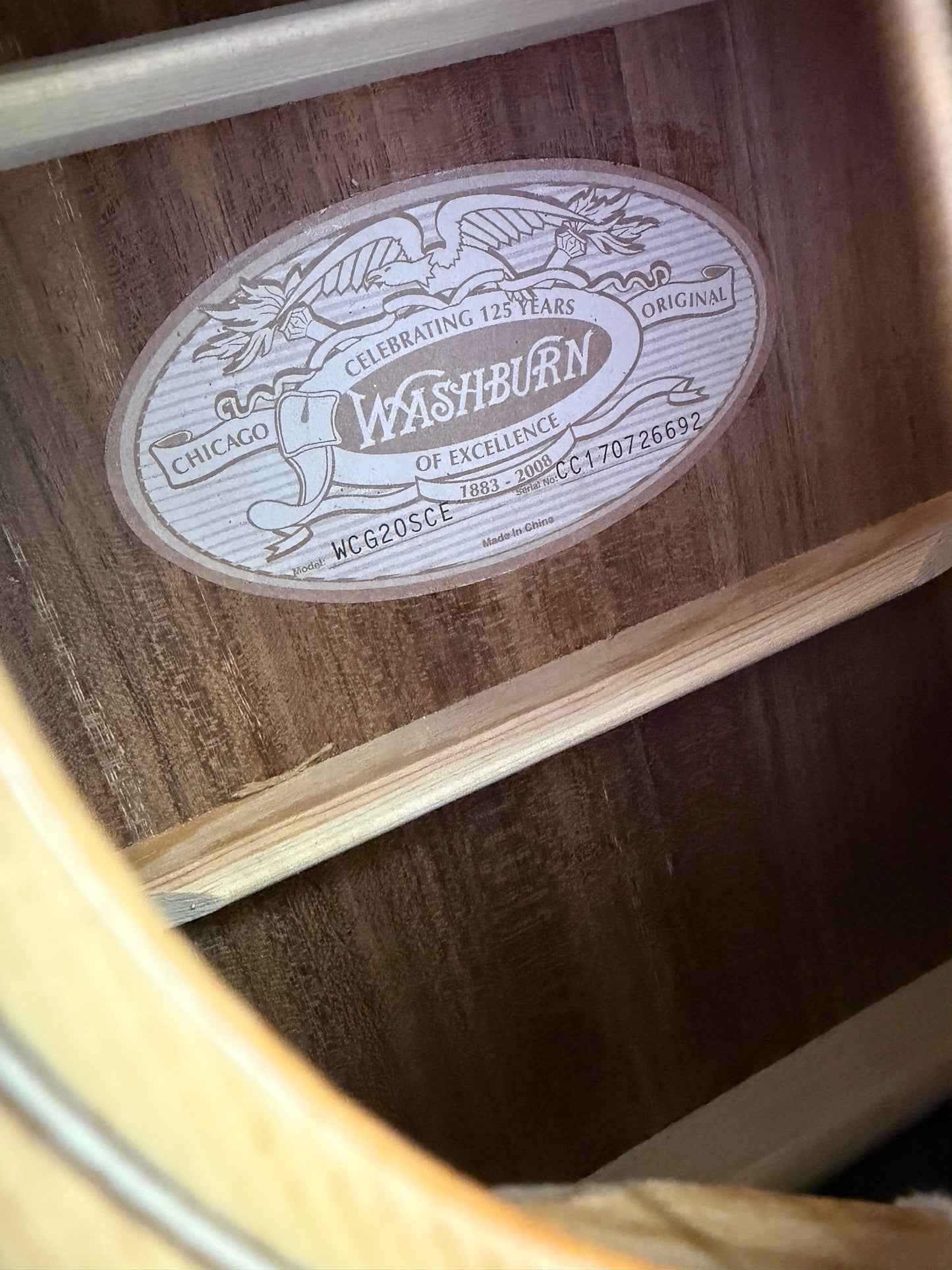 Washburn WCG20SCE Acoustic Electric Guitar