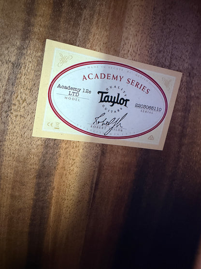 2022 Taylor Academy 12e LTD Koa