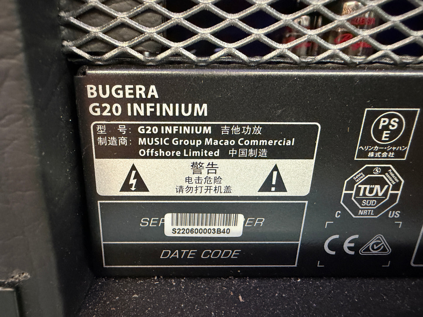 Bugera G20 Infinium