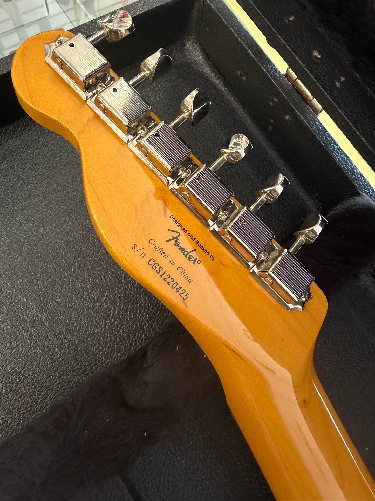 2012 Squier Classic Vibe Telecaster Custom with Painted Head Cap