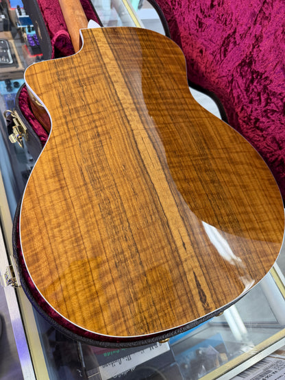 2025 Taylor Sunset Blvd 214 Deluxe Figured Ovangkol