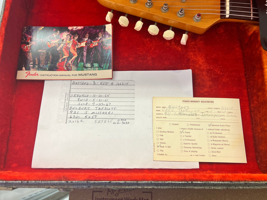 1966 Fender Mustang 3/4