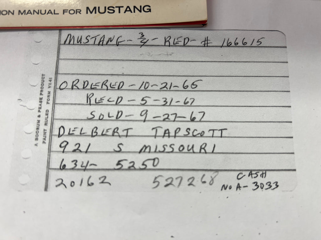 1966 Fender Mustang 3/4