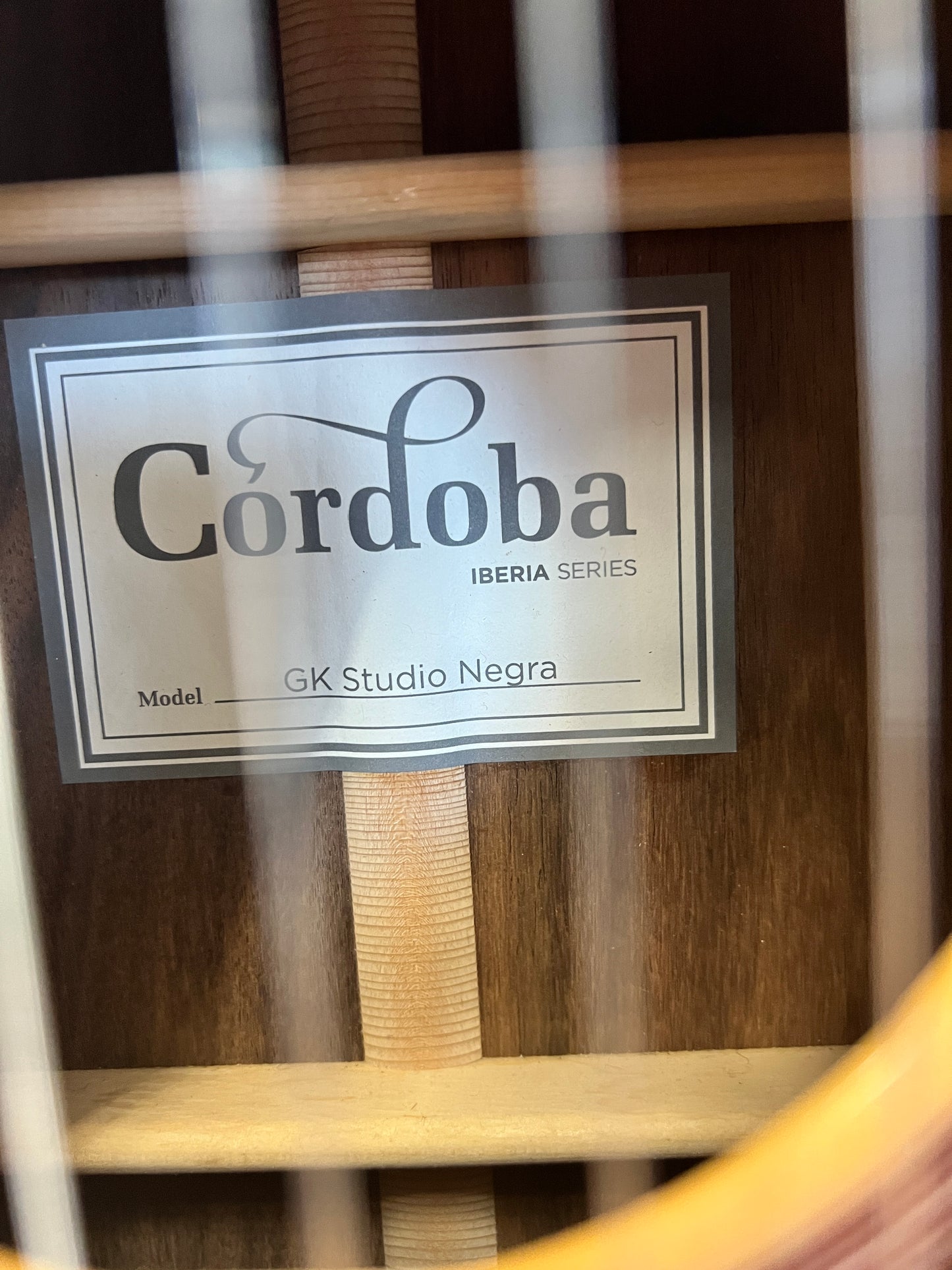2022 Cordoba GK Studia Negra Classical Guitar