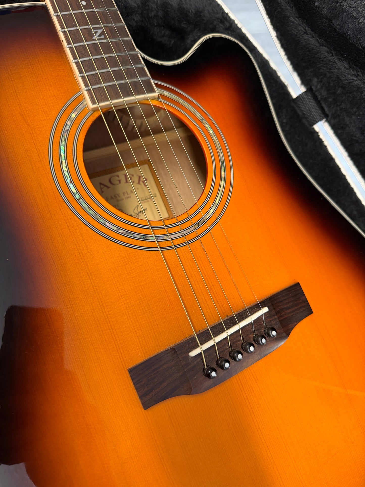 2022 Zager  ZAD-50CE/VS Acoustic Guitar