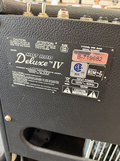 Fender Hot Rod Deluxe IV w/ Fender Hot Rod Deluxe 1x12