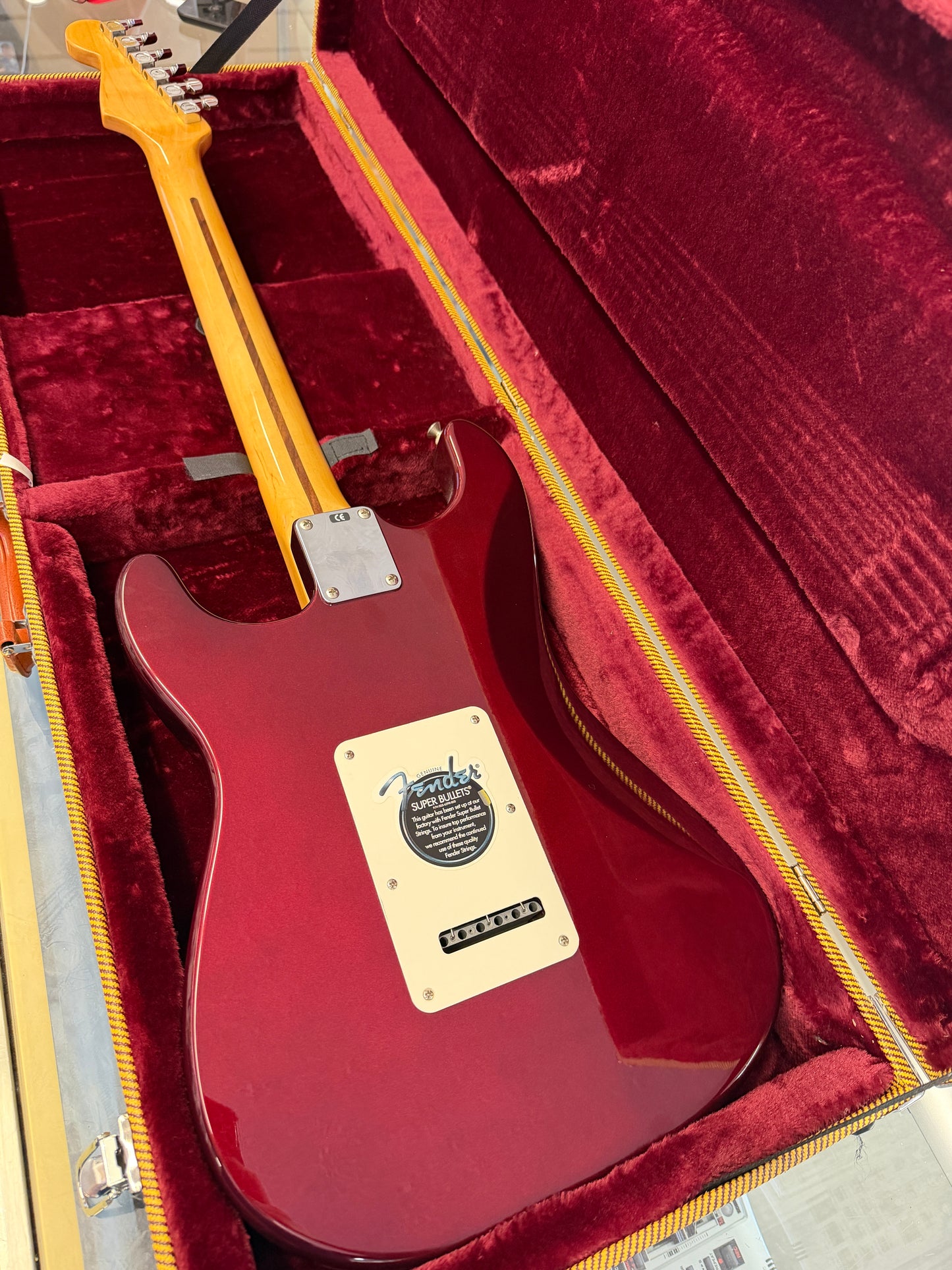 2002 Fender FSR Trans Moto Stratocaster Electric Guitar
