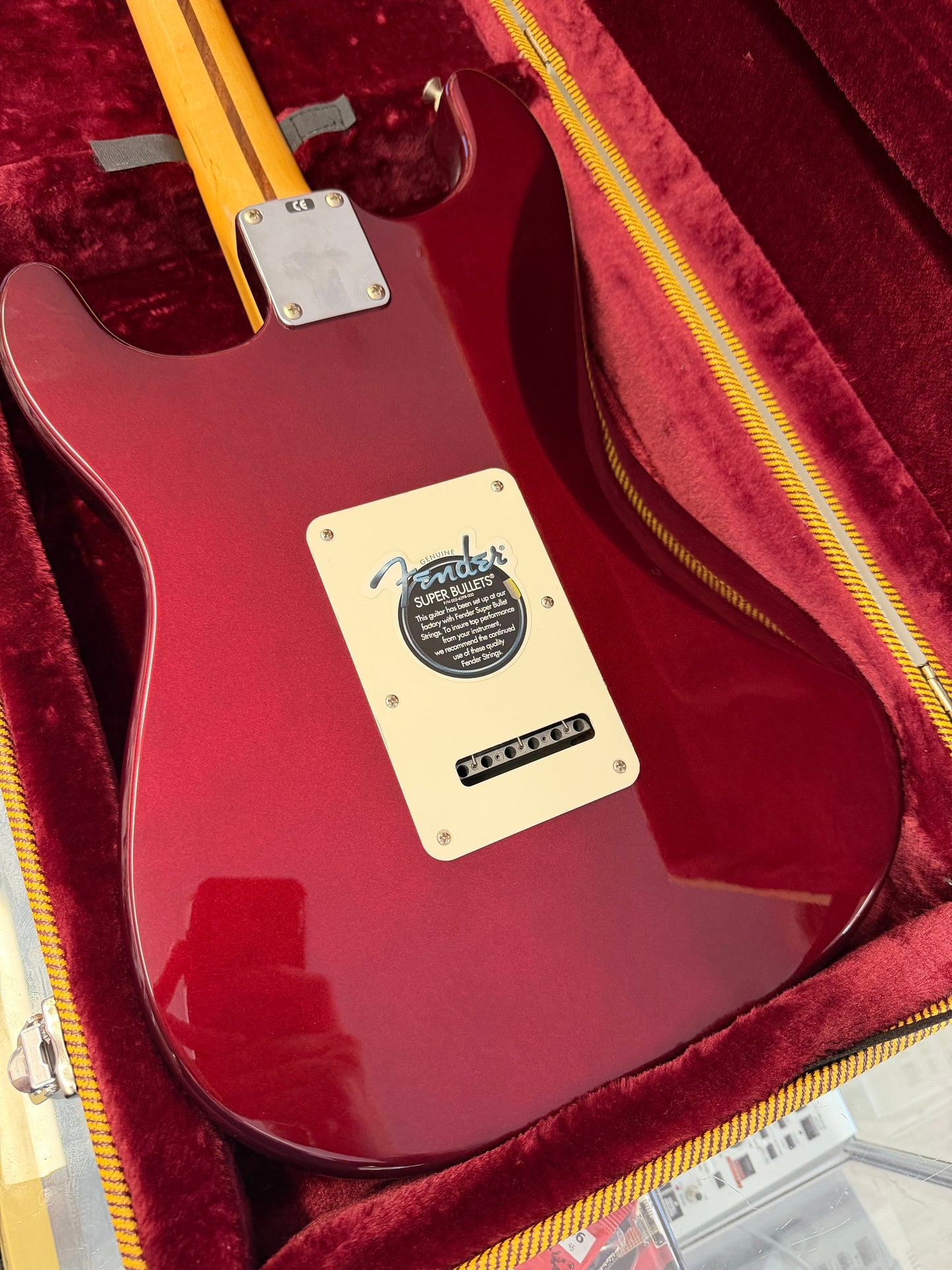 2002 Fender FSR Trans Moto Stratocaster Electric Guitar