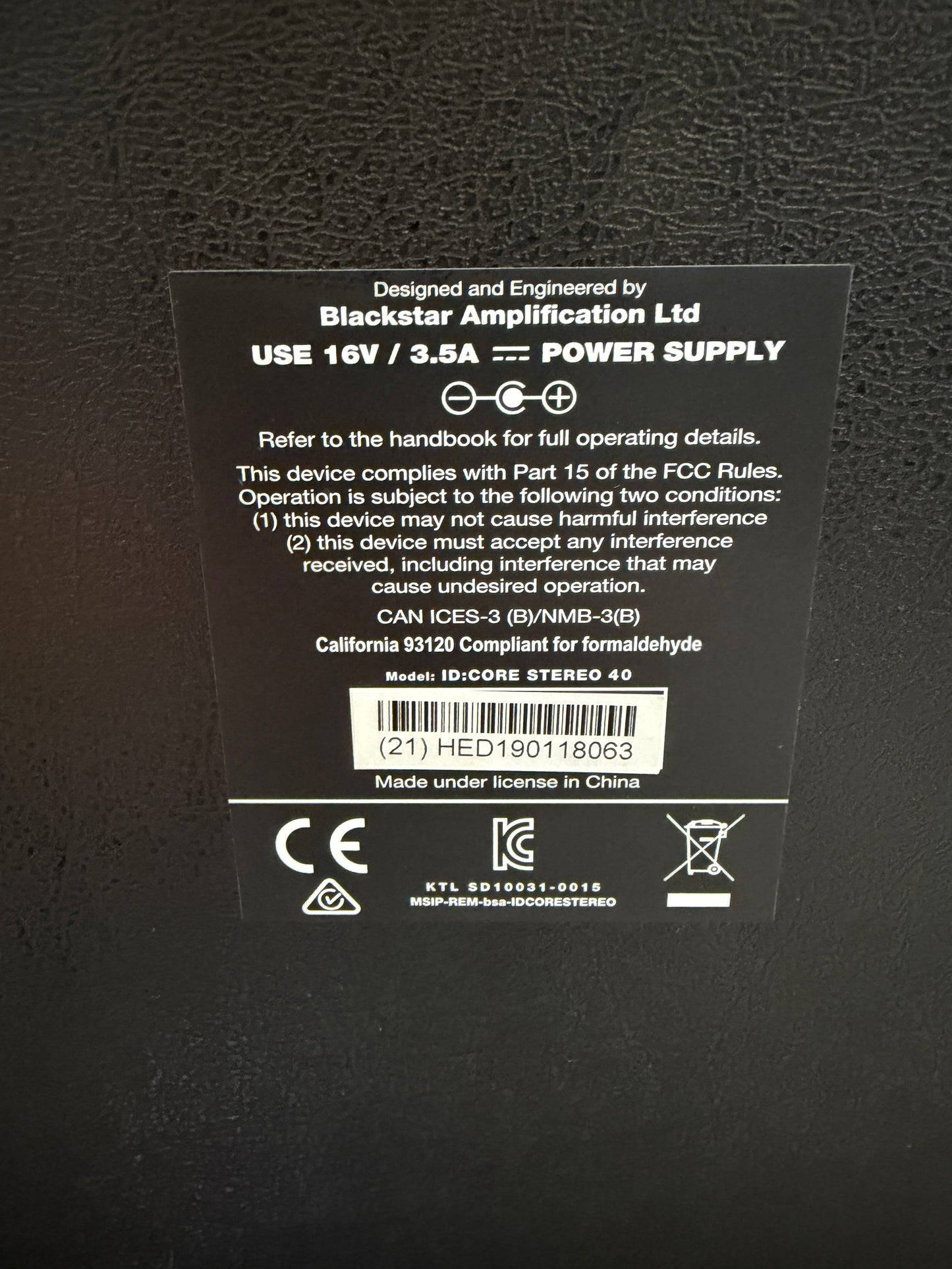 Blackstar ID:CORE Stereo 40 V2 Guitar Amp