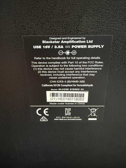 Blackstar ID:CORE Stereo 40 V2 Guitar Amp