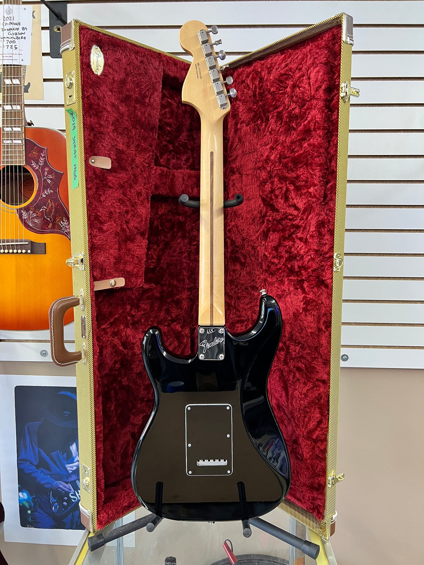 2019 Fender American Performer Stratocaster w/ Lipstick pickups.