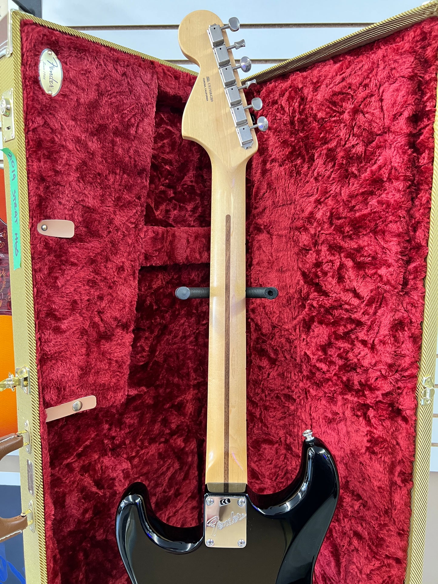 2019 Fender American Performer Stratocaster w/ Lipstick pickups.
