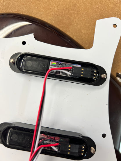 Squier Classic Vibes 70's Stratocaster with EMG KH20 Kirk Hammett Prewired Pickguard