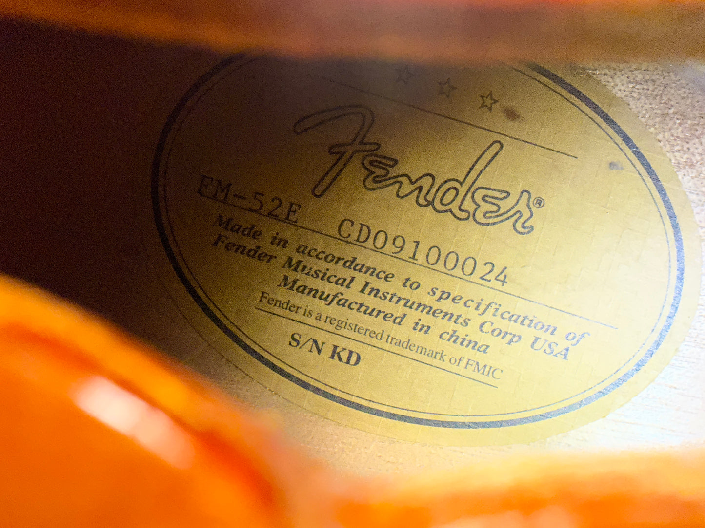 2010 Fender FM52E Acoustic-Electric Mandolin