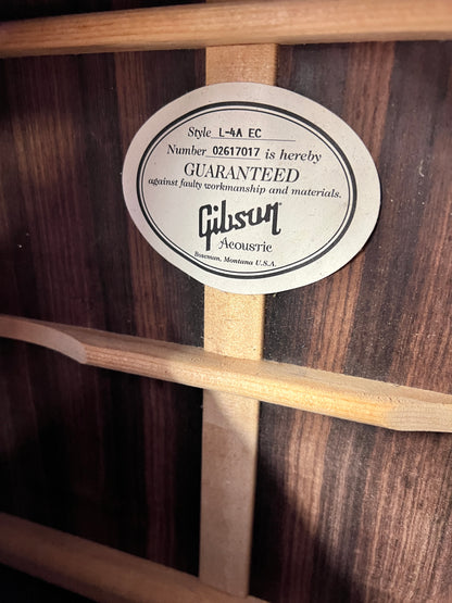 2007 Gibson L-4A EC Acoustic Guitar