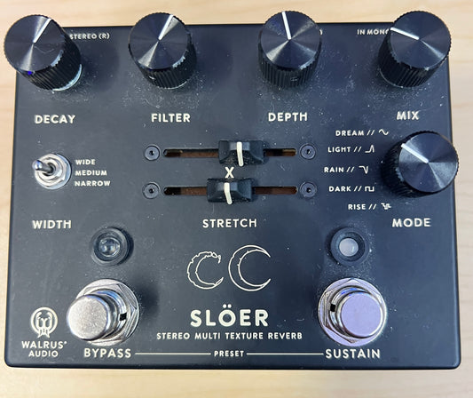 Walrus Audio Slöer Stereo Multi-Texture Reverb pedal
