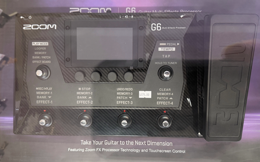 Zoom G6 Multi-Effects Processor with FP02M Expression Pedal